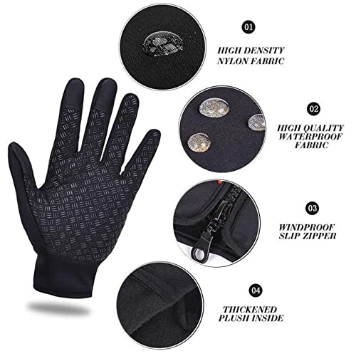 Waterproof Thermal Winter Gloves for Cycling Driving Motorcycle L355160