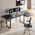 Standing Desk, 71x43 Inches L Shaped Desk with 4 Legs, Dual Motor and Memory Controller, Electric Stand Up Desk Adjustable Height from 28-46 Inches for Computer Workstation