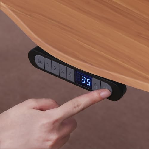 Electric Height Adjustable Stand Up Desk with Curved Top L3088