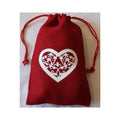 Valentine Chocolate Gift Bag (Dark Chocolate Pecan Caramel Clusters) One Full Pound