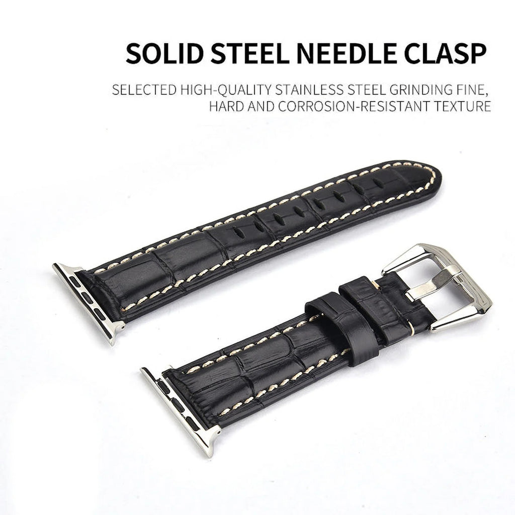 Genuine Leather Watch Band for 49mm 44mm 45mm 42mm J236