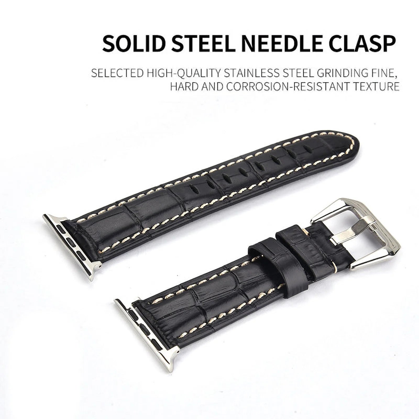 Genuine Leather Watch Band for 49mm 44mm 45mm 42mm J236