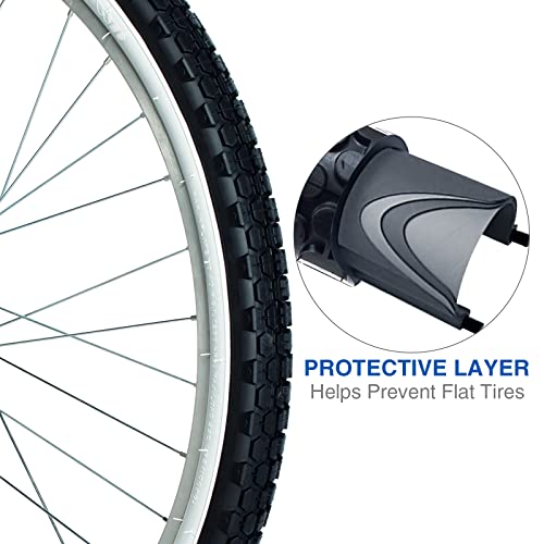Bike Tire 24/26" x 2.125" Folding Replacement, White Wall W79824