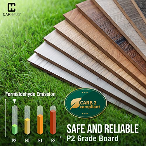 24 Inch 4-Tier Ladder Shelf with Open Shelves, Freestanding Bookcase for Living Room, Dark Grey Q431118