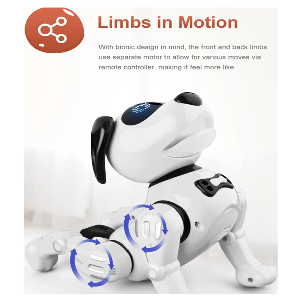 Programmable Robot Dog Toy RC Stunt Puppy O970668