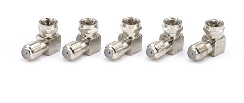 Coaxial Cable Right Angle Connector 4 Pack for TV Mounting R71702