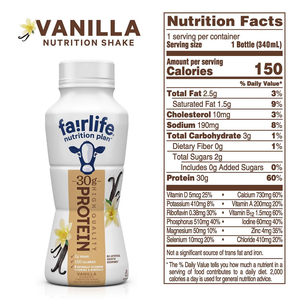 Vanilla Nutrition Shake 11.5 fl oz 12 Pack O55040