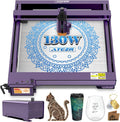 Atezr L2 24W Laser Engraver with Air Assist, 54000mm/min High Efficiency Engraving Machine with Power Off Continuous Engraving Function for Wood, Metal, Acrylic, Leather CNC Laser Engraver and Cutter