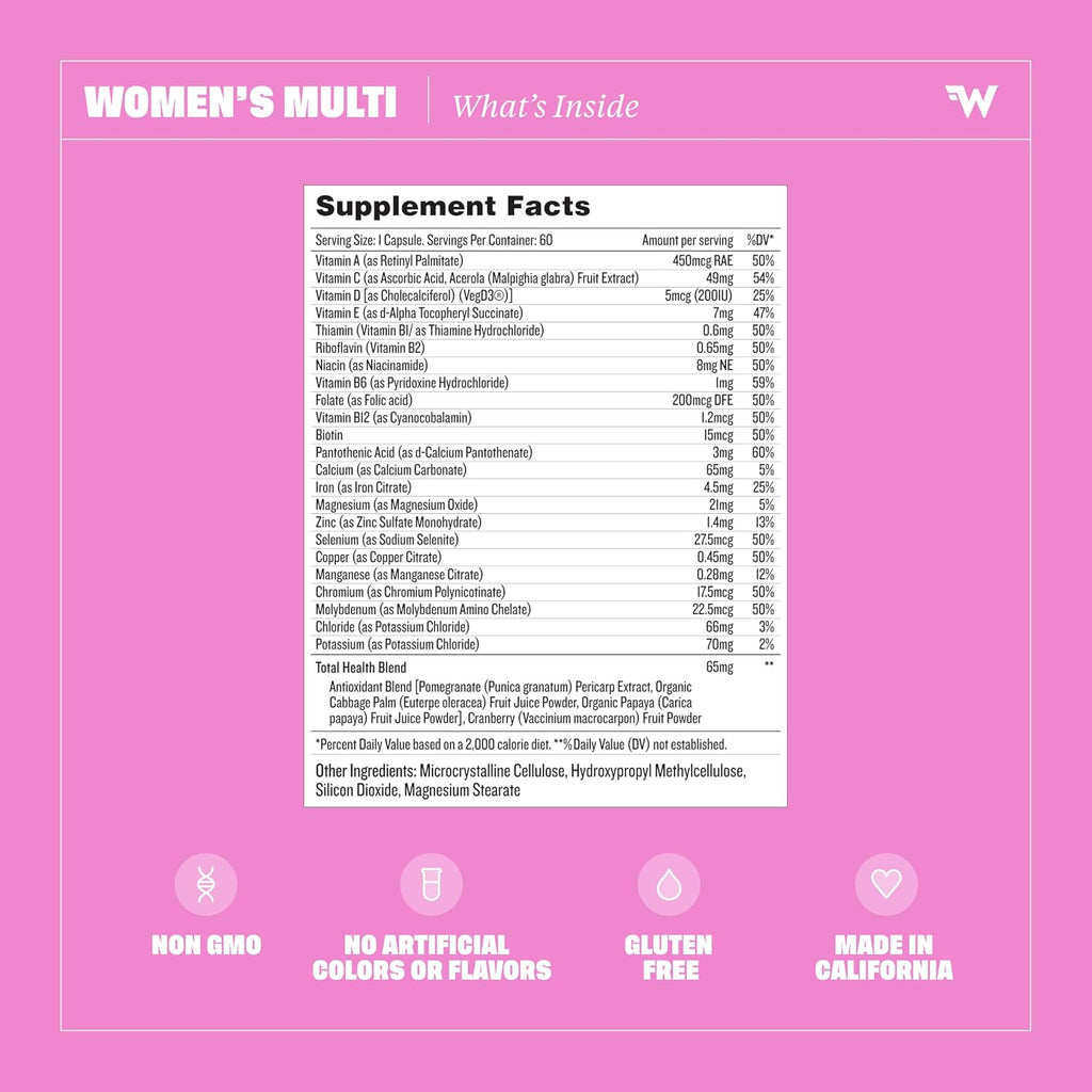 Multi Vitamin Supplement 120 Capsules, 2 Pack M26545