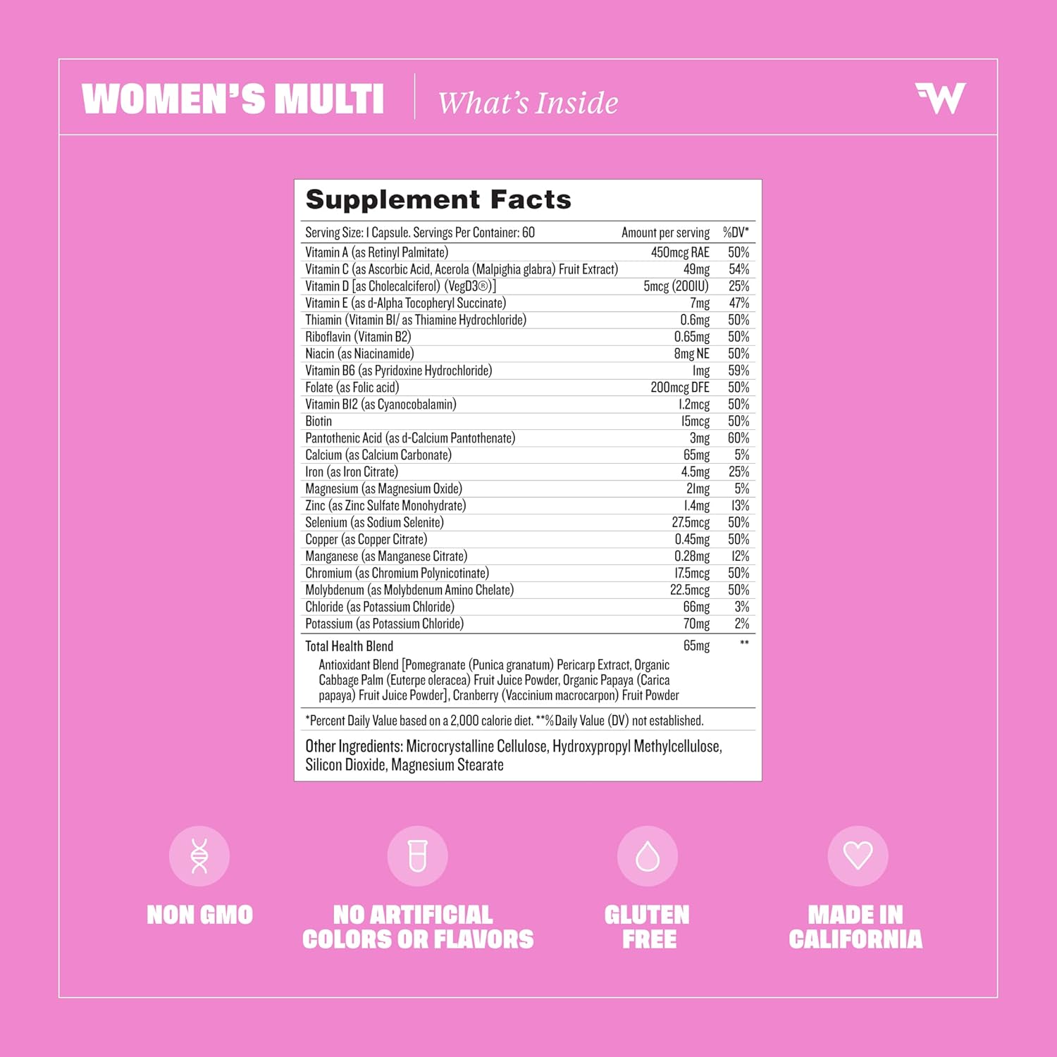Multi Vitamin Supplement 120 Capsules, 2 Pack M26545