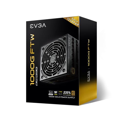 850W ATX 3.0 Fully Modular Power Supply with 80 Plus Gold Certification J918