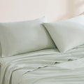 Luxury Cotton 144 Thread Count Organic Cotton 4-Piece Sheet Set, Queen, Navy