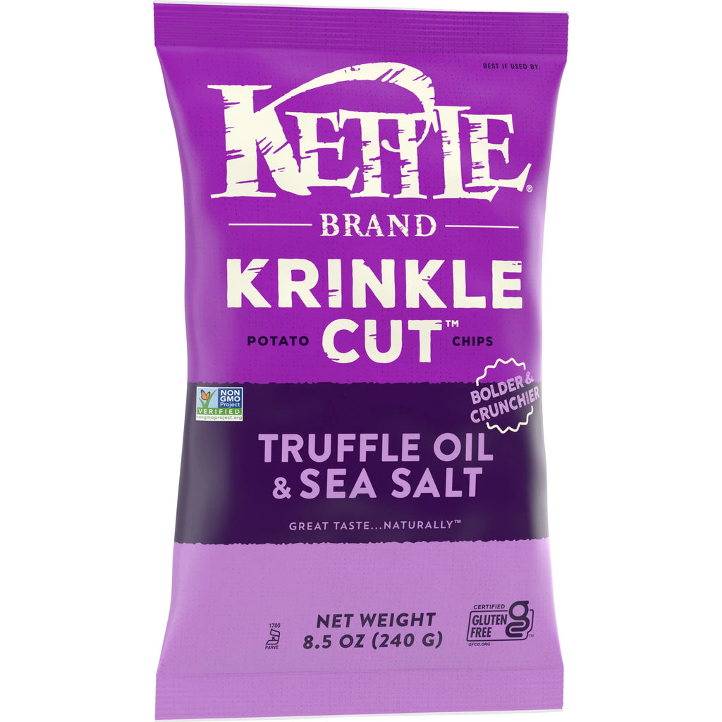 Truffle Oil and Sea Salt Krinkle Cut Potato Chips, 8.5 oz J364766