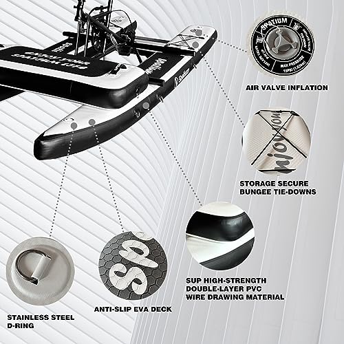 Inflatable Water Bike Pedal Boat for One Person Q3201