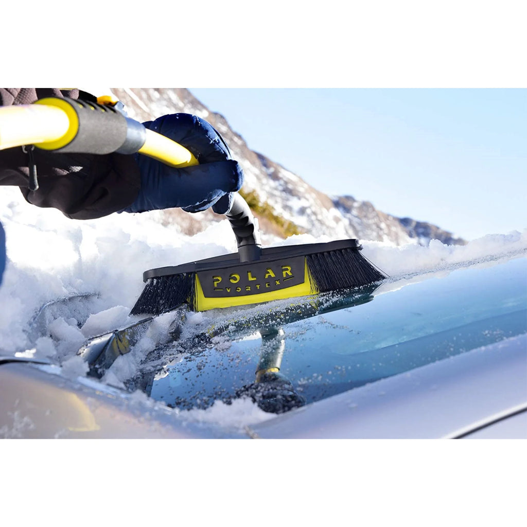 Snow Broom and Scraper Black/Yellow O677