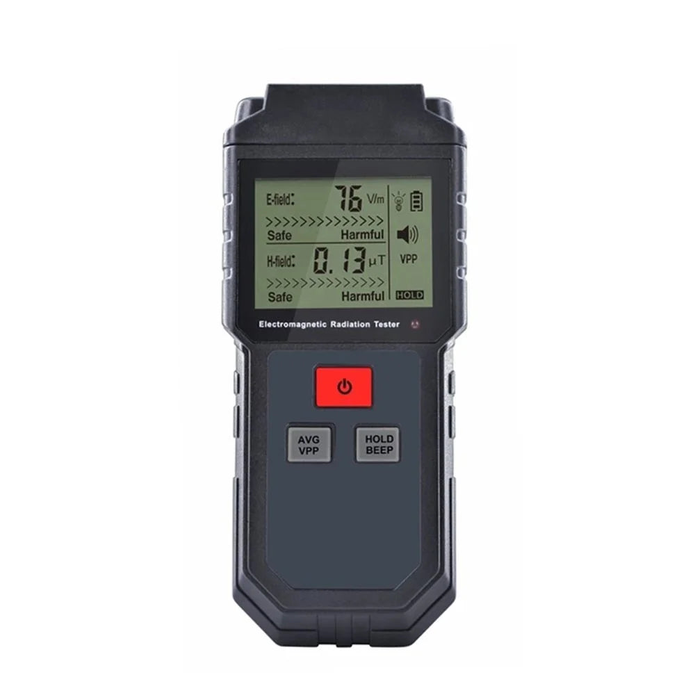High Precision Detector For Computer Phone Electric Magnetic Field EMF Meter Electromagnetic Radiation Tester Electric Magnetic Field Frequency Tester Digital Display