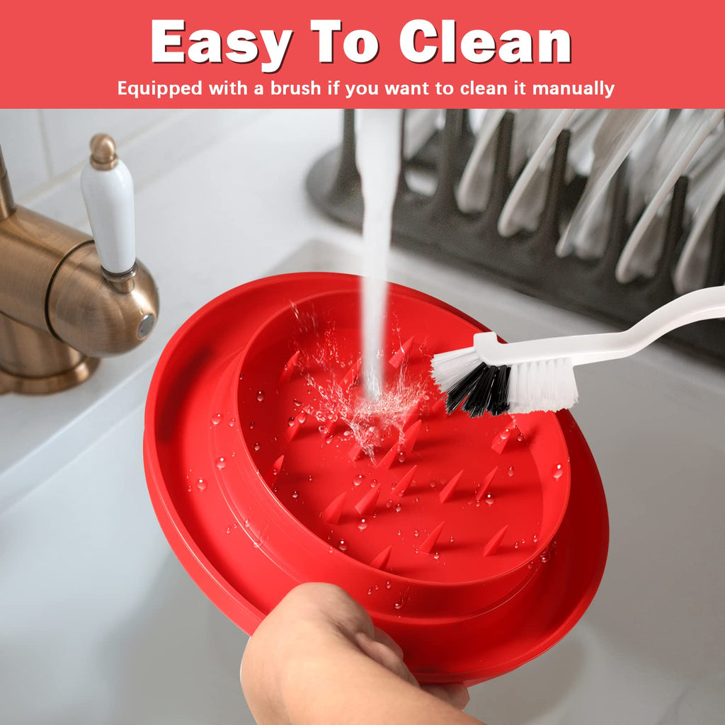 Chicken Shredder with Clear Cover and Non-Skid Base V183