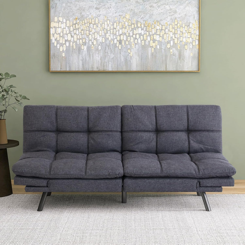 Futon Bed Sofa, Gray N385694