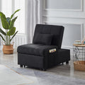 Sleeper Chair Bed Convertible Chairs,Fold Out Single Sofa Bed,4 in 1 Function, Work as Ottoman, Chair,Sofa Bed and Chaise Lounge for Small Space Living