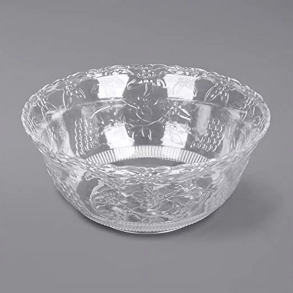 Clear Plastic Punch Bowl with Ladle, 2 Gallon O7444