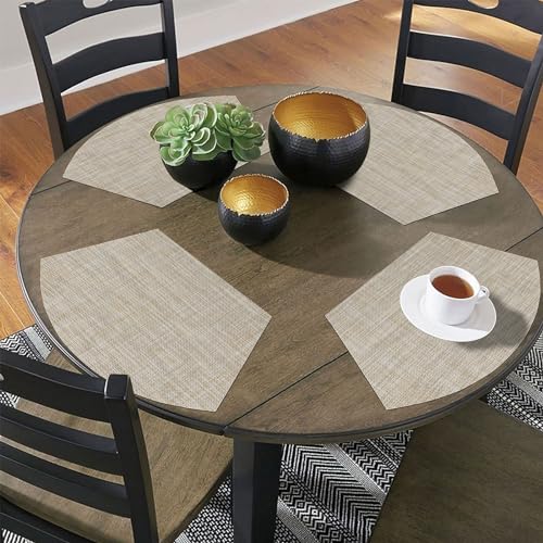 Wedge Placemats Set of 4, Heat Resistant, Wipe Clean M766