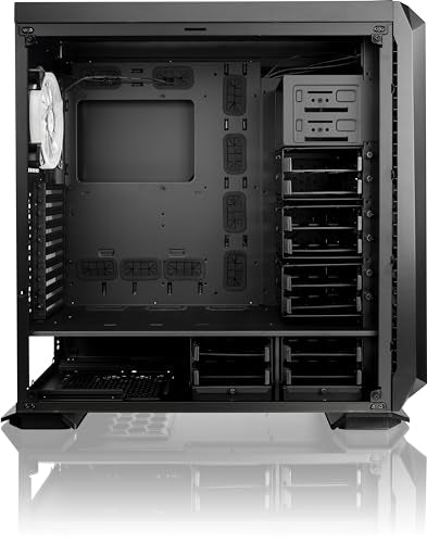 E-ATX Full Tower PC Case, Tempered Glass, ARGB Front, Removable Bracket, 3 Fans Included U7567
