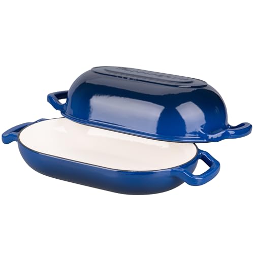 Enameled Cast Iron Dutch Oven with Lid for Bread Baking, 5QT M245