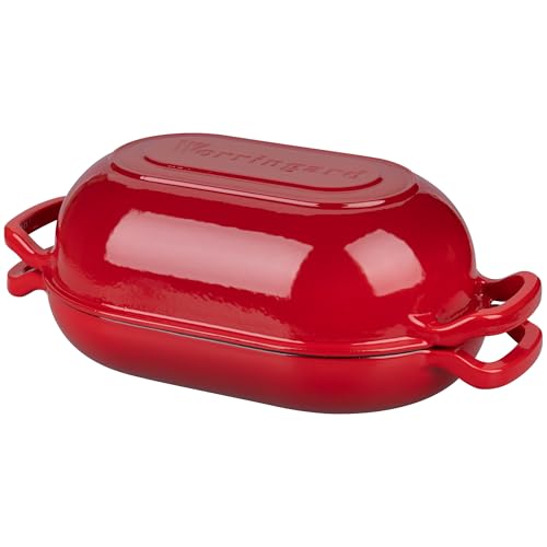 Enameled Cast Iron Dutch Oven with Lid for Bread Baking, 5QT M245
