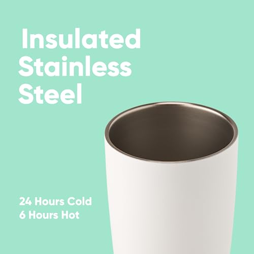 Insulated Stainless Steel Coffee Tumbler, Reusable Travel Mug, 20 oz D3272