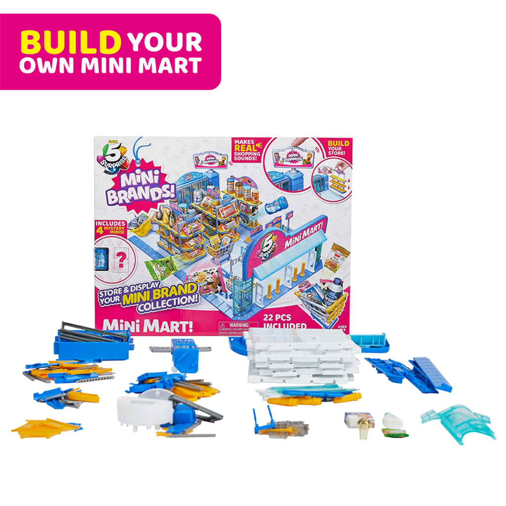 Electronic Mini Mart Playset with 4 Mystery Mini Brands L9801