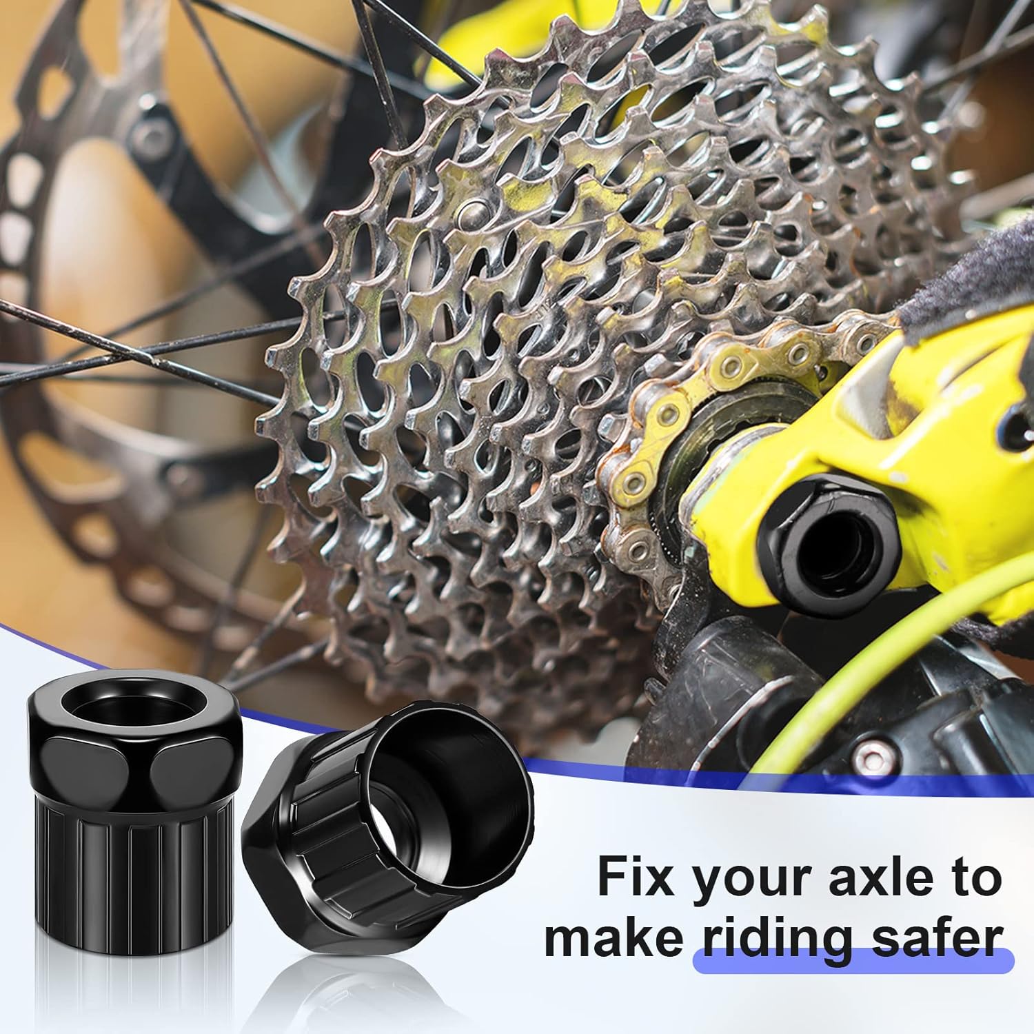 Bike Freewheel Remover Tool for Cassette Lockring L98822