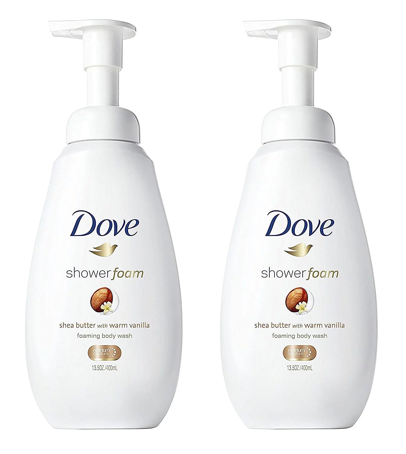 Shea Butter Shower Foam with Warm Vanilla, 13.5 oz (Pack of 2) I763219