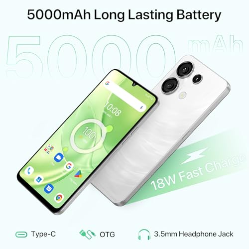 Unlocked 5G Cell Phone, 128GB Expandable, 50MP Camera, 6.75" 90Hz Display, Dual SIM Y561