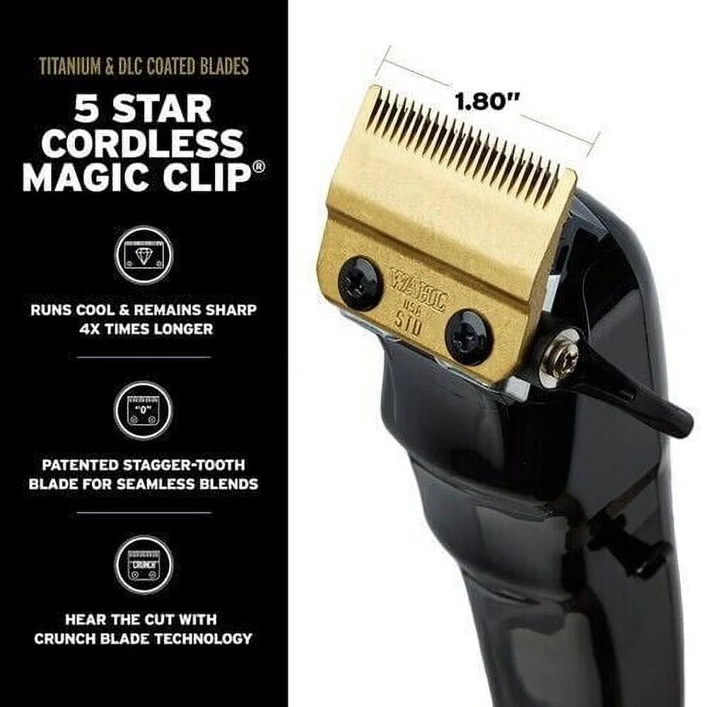Cordless Barber Clipper & Detailer Trimmer X9143
