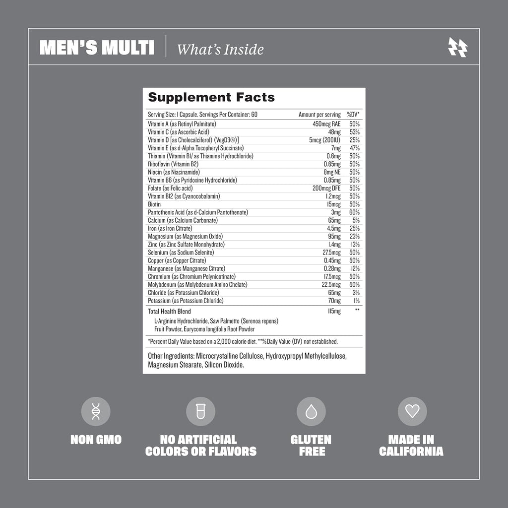 Multi Vitamin Supplement 120 Capsules, 2 Pack M26545