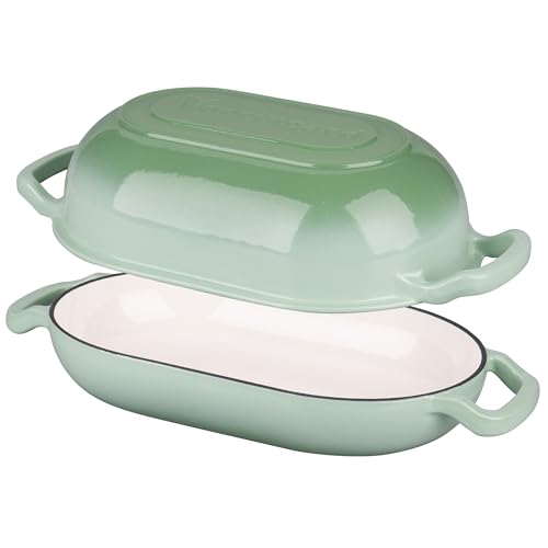 Enameled Cast Iron Dutch Oven with Lid for Bread Baking, 5QT M245