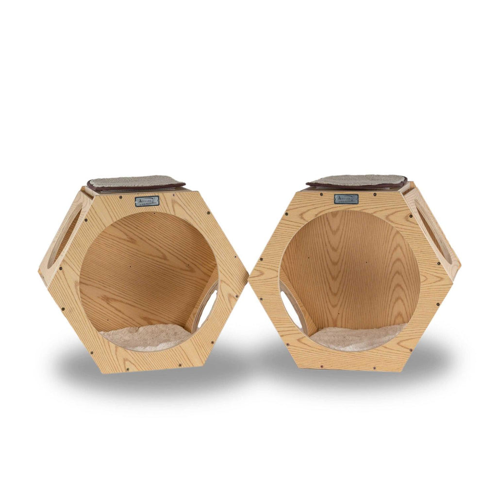 Armarkat Real Wood Wall Series Set of Two Natural Wood Wall Tree Additions - Pet Supplies online store