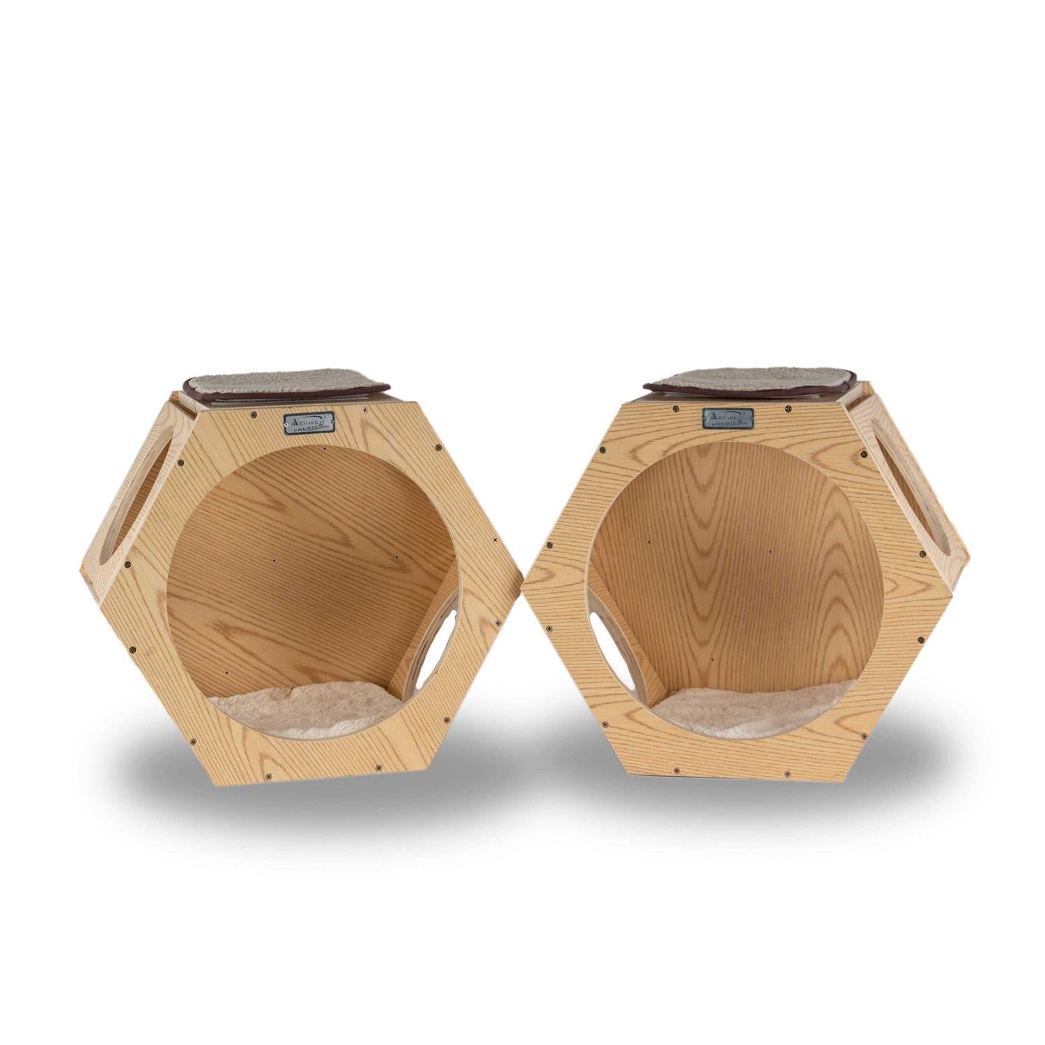 Armarkat Real Wood Wall Series Set of Two Natural Wood Wall Tree Additions - Pet Supplies online store