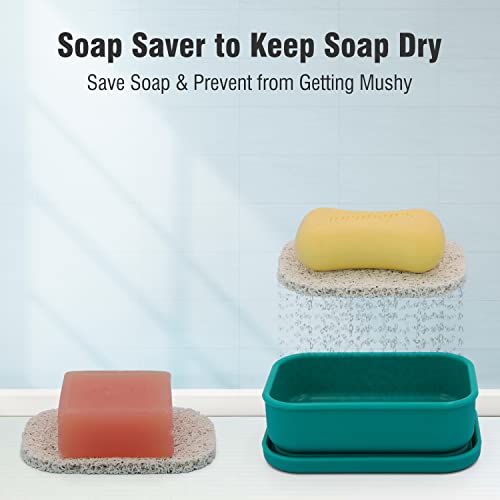 Leak Proof Travel Soap Case with Draining Layer, Portable Bar Soap Holder I7558