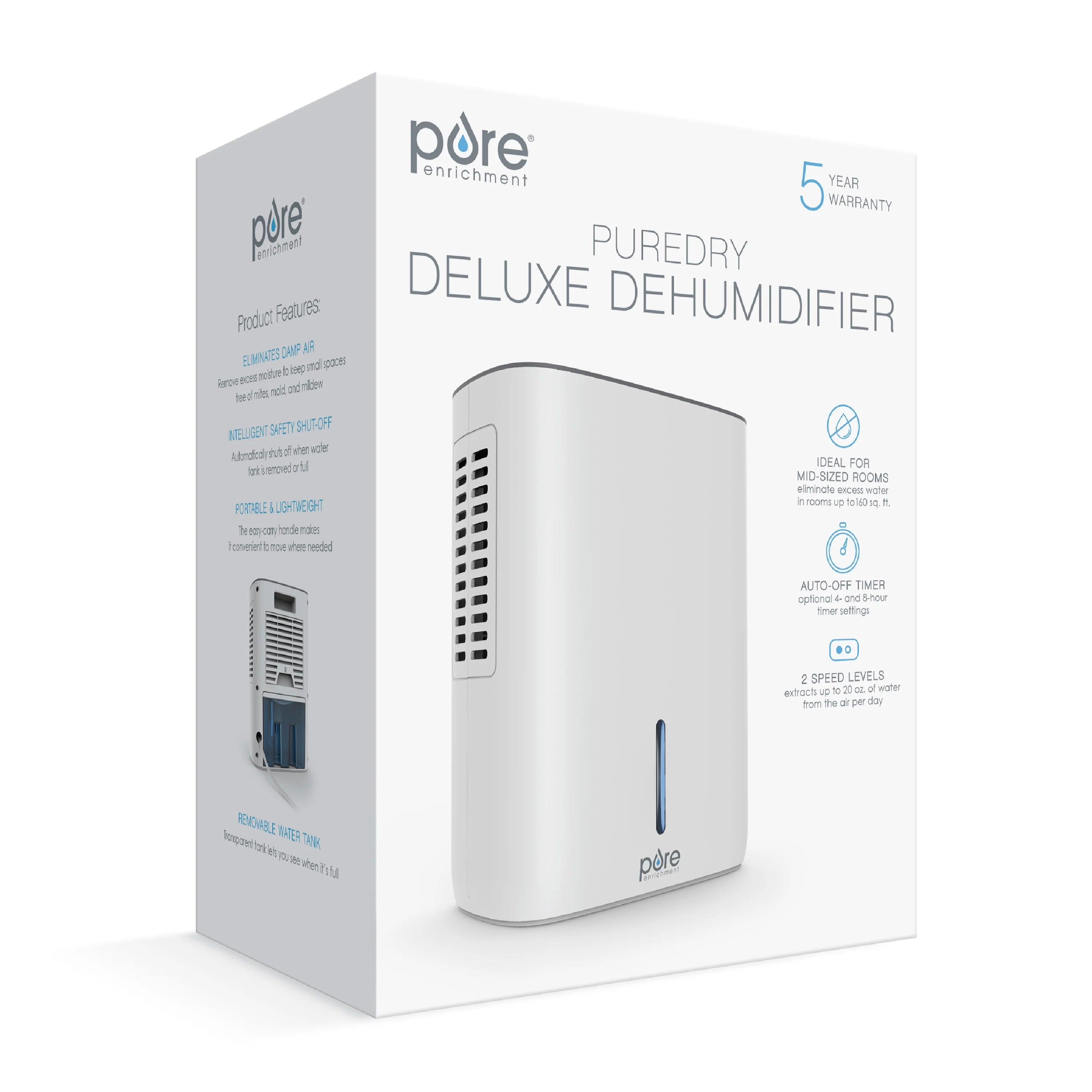1 Pint PureDry Deluxe Dehumidifier W98207