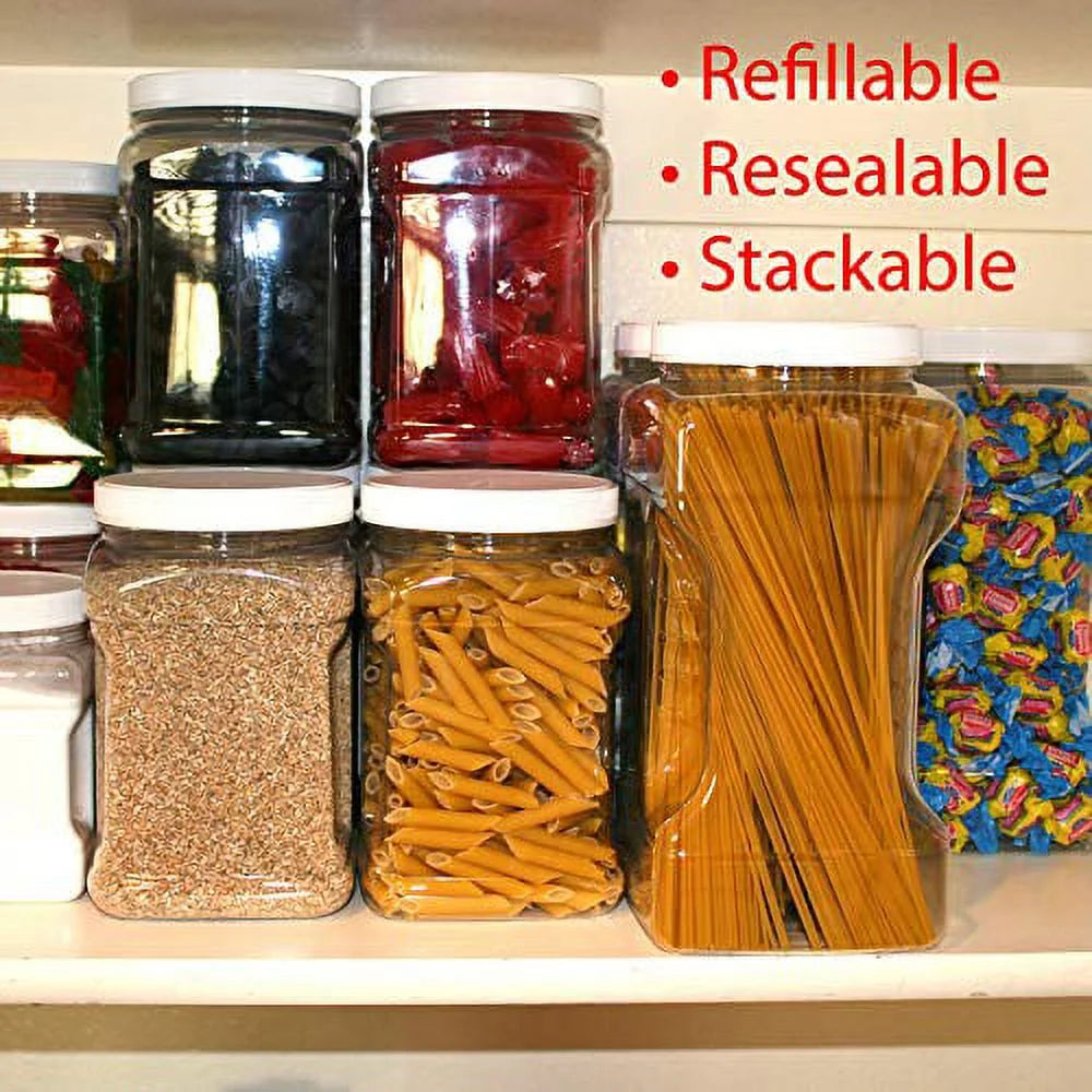 Mini Candy Bars - 2 Pound Bulk Chocolate Thin Mint in Reusable Square Jar U5721