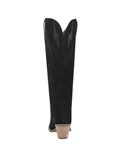 Women's Embroidered Snip Toe Casual Knee High Boots V616