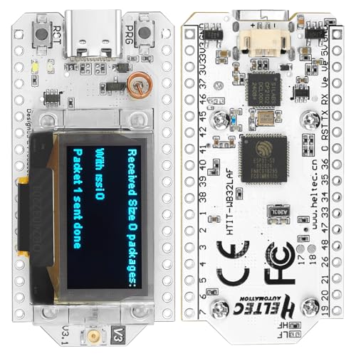 ESP32 LoRa V3 Development Board with 915MHz Antenna and 1100mAh Battery Case Set A534611