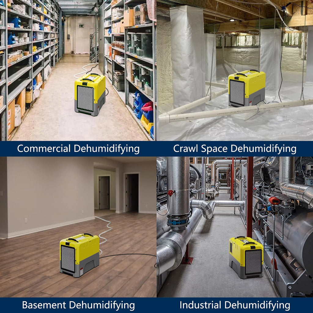 180 Pint Commercial Dehumidifier for Basement and Crawl Space Z8260