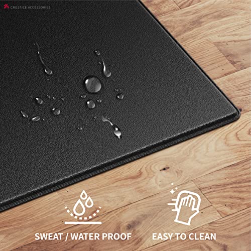 Bike Trainer Mat 6mm for Cycling, Treadmill & Row, Protect Hardwood Floor X347