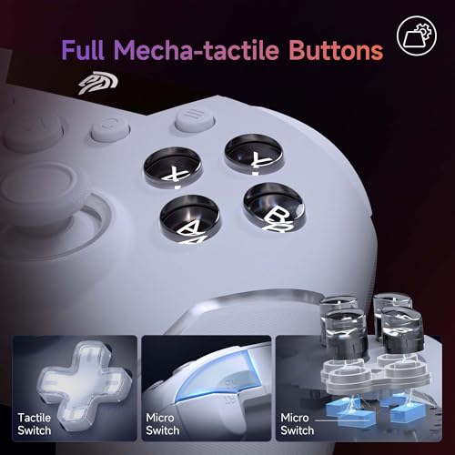 Wireless Gaming Controller with RGB Backlit and Hall Effect Sticks A3433