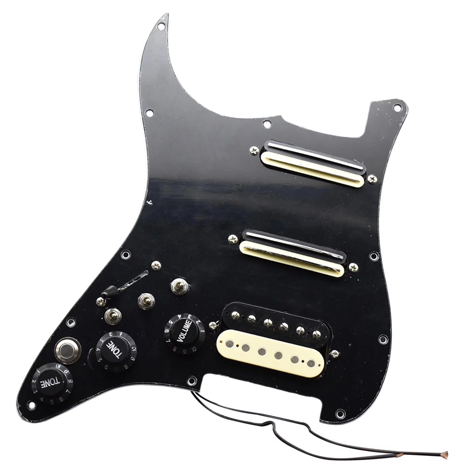 Loaded Pickguard for Electric Guitar, Black A187984