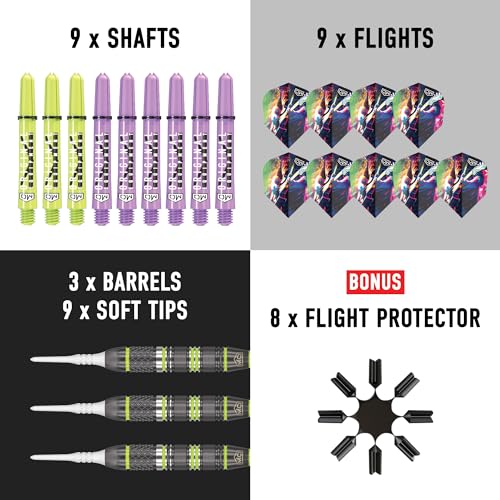 Soft Tip Dart Set, Stainless Steel Barrel R747