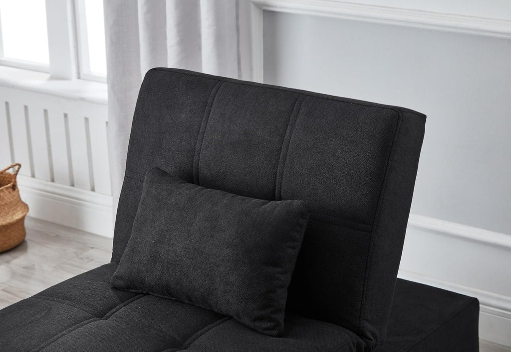 Convertible Sleeper Chair Bed, Fold Out Single Sofa, Ottoman and Chaise Lounge N29851