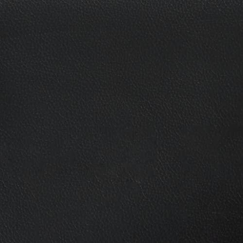 2-Seater Faux Leather Sofa for Living Room, Black S59699